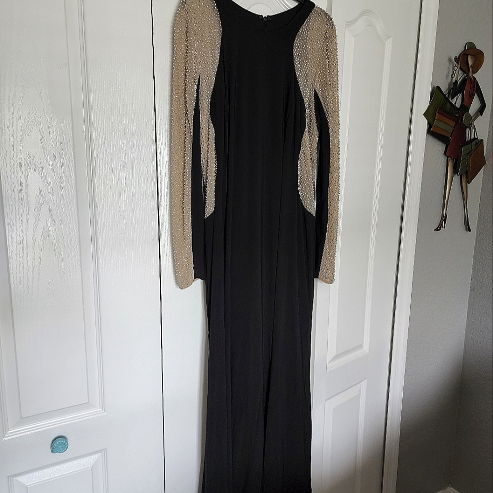 Long cocktail dress